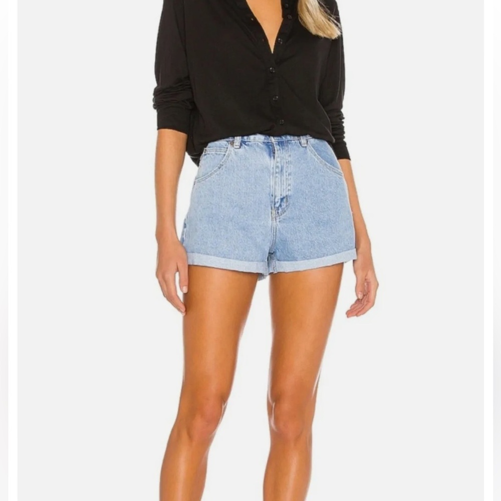 Rolla’s - Dusters Light Blue Cuff Shorts